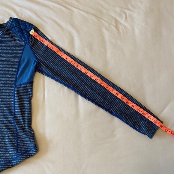 Lululemon Run Ice Queen‎ Long Sleeve Blue Gray Size 8 - Picture 5 of 8